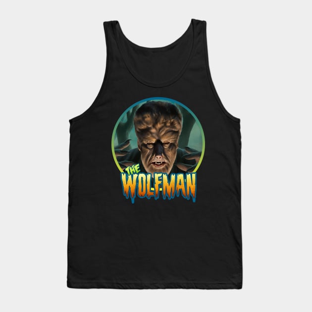 The Wolf Man Tank Top by Rosado